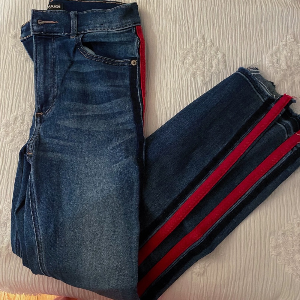 High Waisted, Ankle Jegging From Express